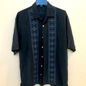 Tommy Bahama 100% Silk Button Down